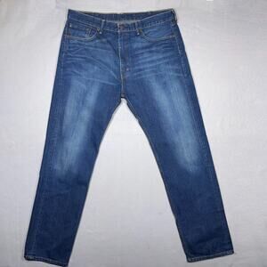 Levi's 505 Jeans‎ Men 38x34 Straight Leg Blue Denim Mid Wash Regular Fit Zipfly